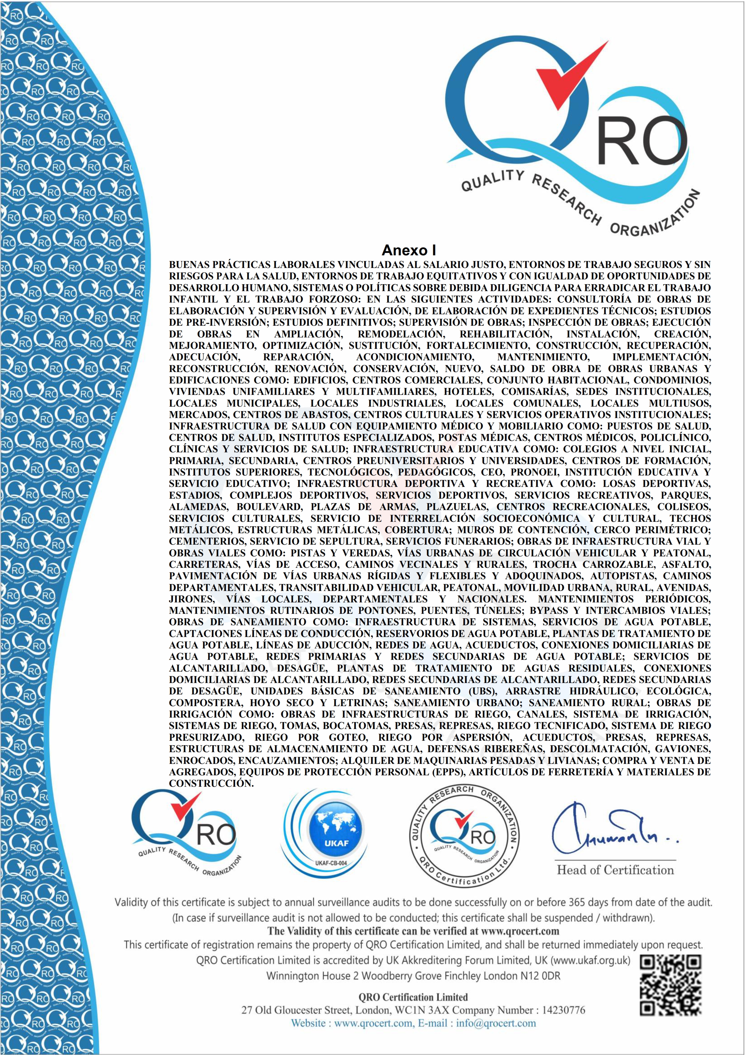 Anexo I - Alcance BPL